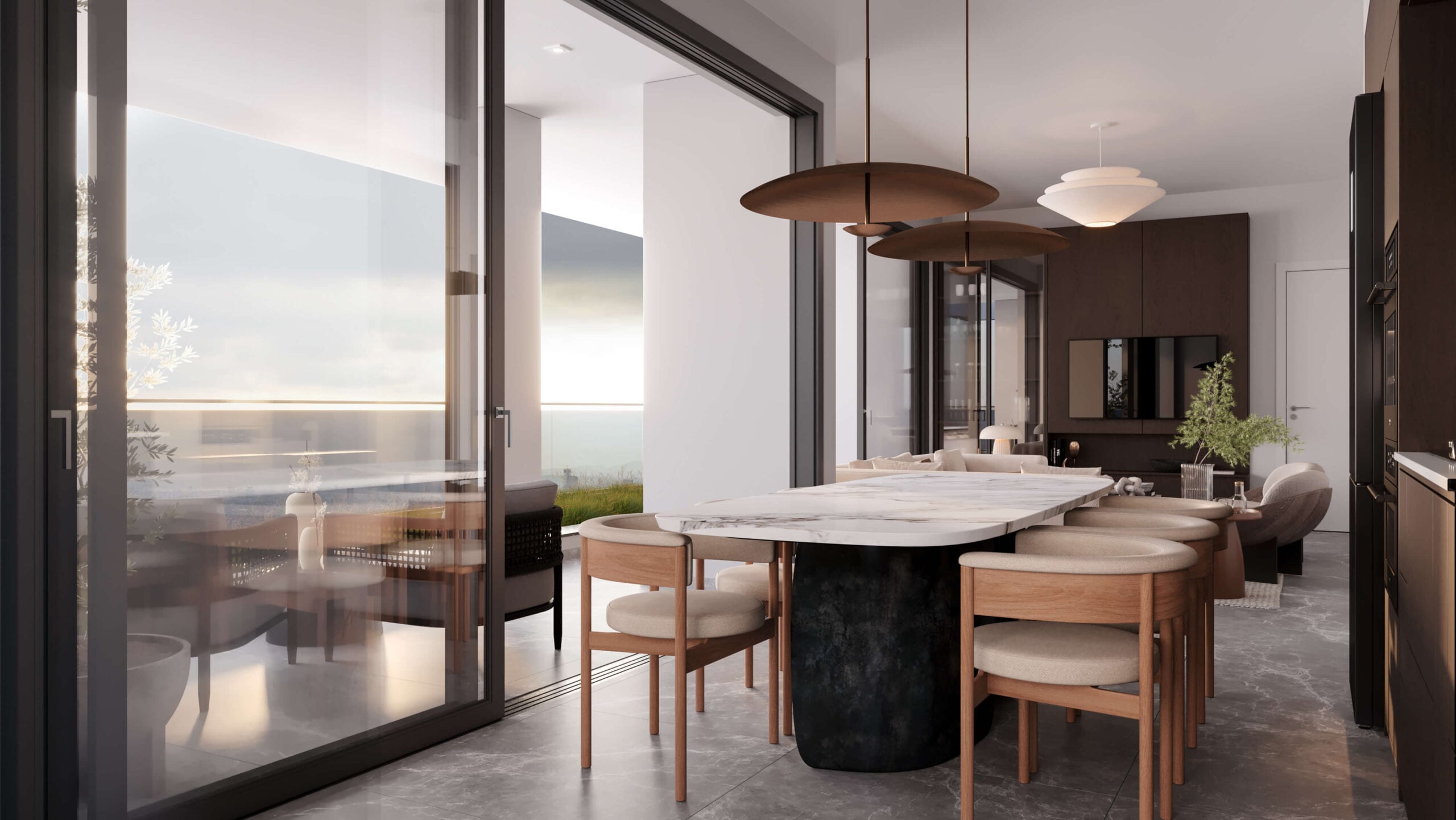 kypseli residence aradippou indoor three bedroom