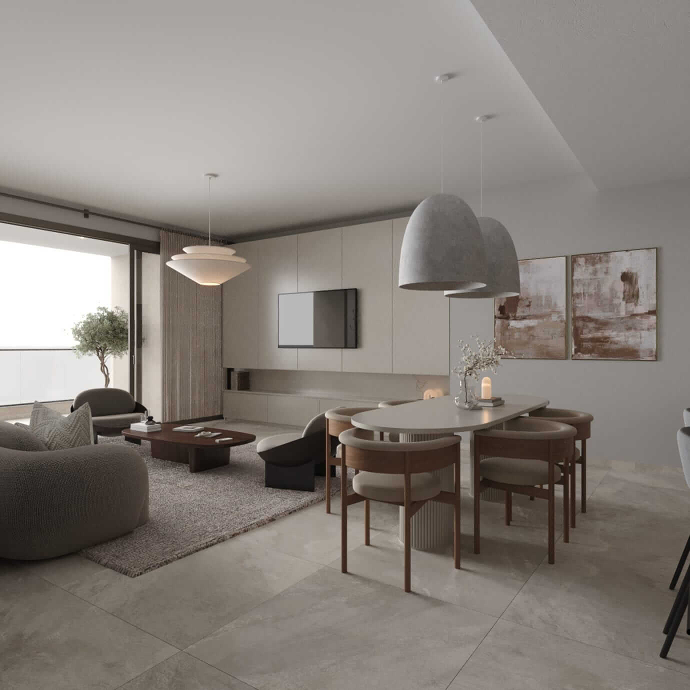 two bedroom melanie living room